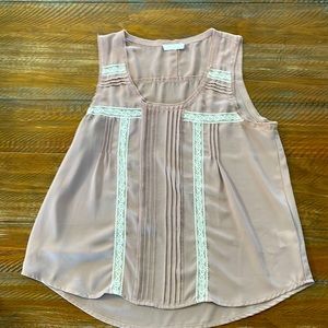 Lush brand top Taupe color size Large